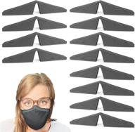 super soft foam anti fog nose seal for masks – prevent glasses fogging, reusable & customizable fit – 8-pack logo