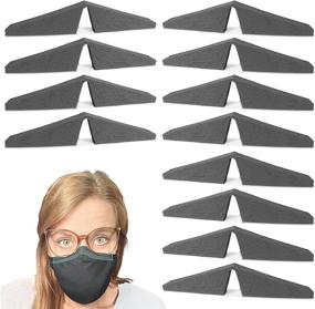 img 4 attached to Super Soft Foam Anti Fog Nose Seal for Masks – Prevent Glasses Fogging, Reusable & Customizable Fit – 8-Pack