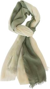 img 3 attached to 🧣 GERINLY Cotton Blanket Travel Women's Scarves & Wraps: Simple and Stylish Accessories