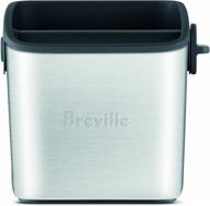 breville bes001xl knock box mini: sleek stainless steel solution for coffee ground disposal logo