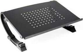 img 4 attached to Подставка VIVO STAND-V001N для изогнутых ноутбуков, блокнотов и мониторов - полностью регулируемая, черная