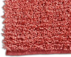 img 1 attached to 5'x7' Chesapeake Microfiber Coral Shag Area Rug