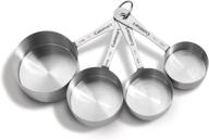 cuisinart ctg-00-smc stainless steel measuring cups set of 4 🥄 - essential silver kitchen tools for accurate baking and cooking measurements logo