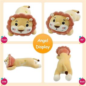 img 1 attached to 🦁 SpecialYou Lion Plush Stuffed Animal Toy for Kids - Super Soft Big Hugging Pillow Cushion - Ideal for Birthday, Christmas - 19 Inch