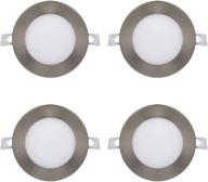 🔦 brushed dimmable recessed fixture profile logo