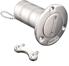 img 4 attached to 🛥️ DRELD 38mm (1-1/2") Boat Water Fill/Filler Cap Kit, Key Cap Boat Deck Filler, Marine 316 Stainless Steel Hardware with Mirror-Polished Finish, Perfect Fit for Boat Yacht Caravan