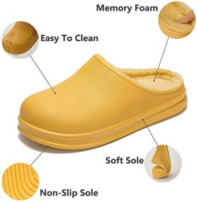 img 2 attached to Comfy Lined Clogs Slippers for Women and Men: Stylish Shoes and Mules for All