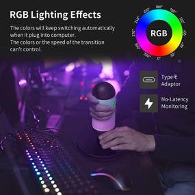 img 3 attached to Leereel RGB USB Microphone: Plug & Play Mic for Gaming, Podcasting, Vocal Recording, YouTube Streaming - Compatible with PC, Mac, PS4/PS5, Laptop