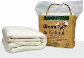 img 2 attached to Warm and Natural Cotton Batting: Full Size 90x96-Inch by Warm Company - Ultimate Warmth and Comfort