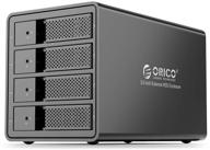 💾 orico 4 bay usb 3.0 to sata chia external hard drive enclosure for 3.5 inch hdd - support 64tb (4 x 16tb) aluminum alloy raid enclosure with raid mode storage capability - model 9548ru3 logo