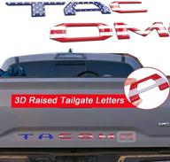 tailgate compatible 2016 2020 adhesive letters（colored logo