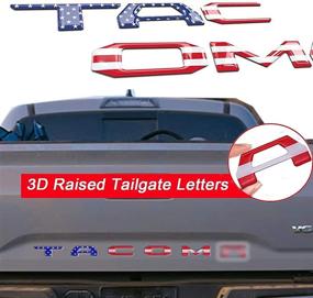 img 4 attached to Tailgate Compatible 2016 2020 Adhesive Letters（Colored