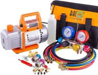 🔧 bacoeng hvac a/c refrigeration kit - professional vacuum pump & manifold gauge set - diagnostic r12 r22 r134a r410a - with case logo