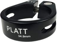 platt aluminum alloy bike seatpost clamp - 28.6mm / 31.8mm / 34.9mm seatpost collar logo