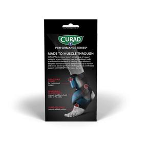 img 3 attached to 👣 CURAD Performance Series Ironman Ankle Support – Removable Stays, Adjustable Brace for Right or Left Ankle, Mild to Moderate Sprains