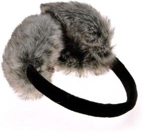 img 3 attached to Winter Fashion Faux Fur Ear Muffs for Women and Girls with Adjustable Headband for Ear Warmer