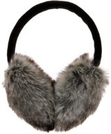 winter fashion faux fur ear muffs for women and girls with adjustable headband for ear warmer logo