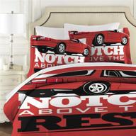 holderoo mustang 3 piece bedding comforter logo
