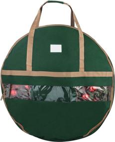 img 1 attached to Elf Stor 83-DT5168 Green Storage Bag for 48" Christmas Wreaths – Ultimate Holiday Organizer
