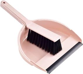 img 4 attached to 🧹 Pink Perastra Mini Brush and Dustpan Set, Portable Cleaning Tool Kit – Convenient Home, Kitchen, Office, and Car Essentials