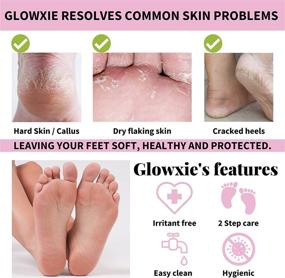 img 3 attached to 👣 Glowxie Glass Foot File - Callus Remover, Exfoliating Tool for Dry Cracked Heels, Laser Etched Pedicure Tool, Foot Scraper, Shaver, Rasp, Buffer Foot Care