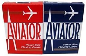 img 1 attached to Premium Aviator Casino Playing Cards - Twin Pack