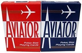 img 4 attached to Premium Aviator Casino Playing Cards - Twin Pack