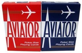 img 2 attached to Premium Aviator Casino Playing Cards - Twin Pack