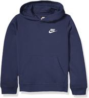 👕 стильный белый худи nike "midnight" - детская одежда, размер l логотип