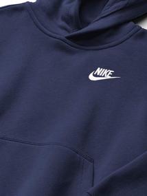 img 2 attached to 👕 Стильный белый худи Nike "Midnight" - Детская одежда, размер L