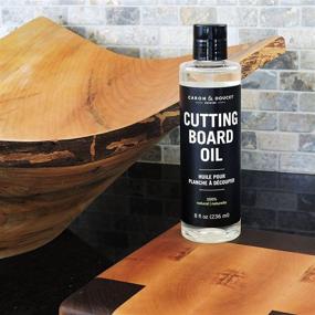 img 1 attached to 🌿 Caron & Doucet - Cutting Board & Butcher Block Conditioning Oil - 100% Plant Based & Vegan - Ideal for Wood & Bamboo - Enhances Cleaning Efficiency - No Mineral Oil