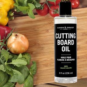 img 3 attached to 🌿 Caron & Doucet - Cutting Board & Butcher Block Conditioning Oil - 100% Plant Based & Vegan - Ideal for Wood & Bamboo - Enhances Cleaning Efficiency - No Mineral Oil