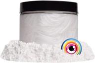 🎨 mica powder pigment 'shiro white' (25g) - versatile diy arts and crafts additive for natural bath bombs, resin, paint, epoxy, soap, nail polish, lip balm - shiro white, 25g logo