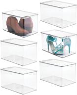 mdesign stackable closet plastic storage storage & home organization logo