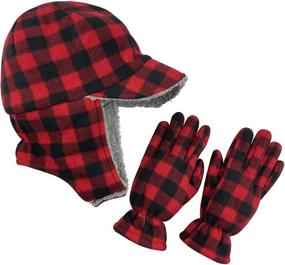 img 1 attached to 🧤 Stay Warm and Stylish with NIce Caps Double Layered Gloves - Perfect Boys' Accessories for Cold Weather