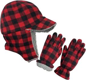 img 2 attached to 🧤 Stay Warm and Stylish with NIce Caps Double Layered Gloves - Perfect Boys' Accessories for Cold Weather