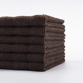 img 4 attached to Classic Collection Luxurious Washcloth Choloate