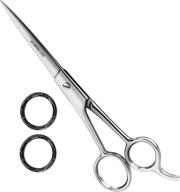 silver professional barber hair cutting scissors/shears logo