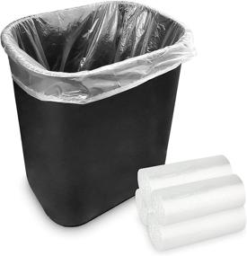 img 4 attached to Stock Your Home 2 Gallon Clear Trash Bags (200 Pack) - Versatile Disposable Plastic Garbage Bags for Various Spaces - Leak Resistant Waste Can Liner for Office, Bathroom, Deli, Produce Section, Pet Waste