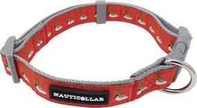 img 4 attached to Nauticollar Nylon Ribbon Collar Medium