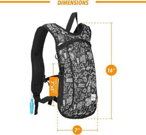 img 2 attached to Vibe Hydration Backpack Bladder Women Outdoor Recreation and Accessories