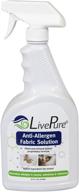 🌬️ livepure lp-spr-32 anti-allergen fabric spray - household surfaces and upholstery, 32 oz - helps combat allergies caused by dust mites, pet dander - white logo