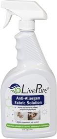 img 3 attached to 🌬️ LivePure LP-SPR-32 Anti-Allergen Fabric Spray - Household Surfaces and Upholstery, 32 OZ - Helps Combat Allergies Caused by Dust Mites, Pet Dander - White