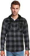 👑 crowns men's lightweight flannel shirt - red/charcoal, size large logo