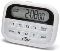 ⏰ digital timer & clock - cdn 4-event timer, white logo