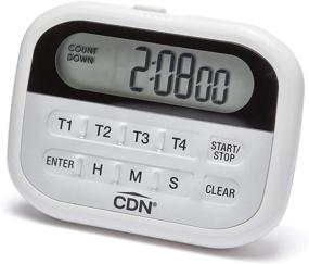 img 4 attached to ⏰ Digital Timer & Clock - CDN 4-Event Timer, White