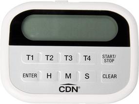 img 1 attached to ⏰ Digital Timer & Clock - CDN 4-Event Timer, White