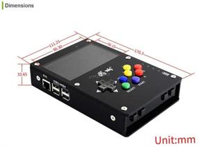 img 2 attached to GamePi43 Handheld Game Console Kit - Raspberry Pi Retro Gaming Console, 4.3 inch 800×480 IPS Screen 🎮 Display Monitor for Pi 4 3 2 Model B B+ - Add-ons and Accessories - Portable and Classic @XYGStudy