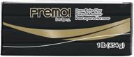 black sculpey premo polymer clay - non toxic - 1 lb. bar - ideal for jewelry making, holiday crafts, diy projects, mixed media art, and home decor - premium quality clay for artists and clayers logo