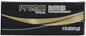 img 4 attached to Black Sculpey Premo Polymer Clay - Non Toxic - 1 lb. Bar - Ideal for Jewelry Making, Holiday Crafts, DIY Projects, Mixed Media Art, and Home Decor - Premium Quality Clay for Artists and Clayers